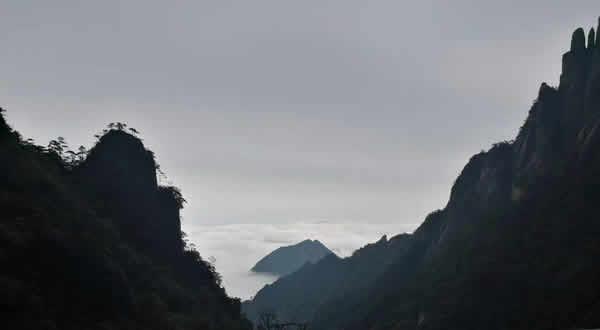 山中云霧
