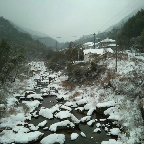 美麗的雪景