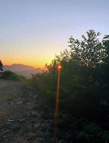 太陽下山了